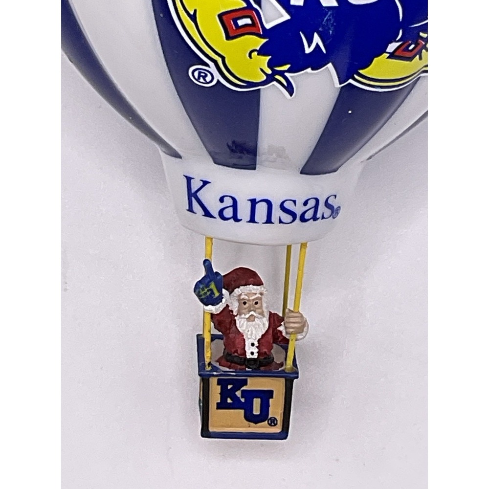 Kansas Jayhawks 2004 Danbury Ballon Christmas Ornament No Box - Picture 3 of 4